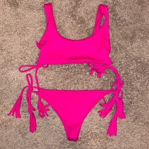 Pink bikini